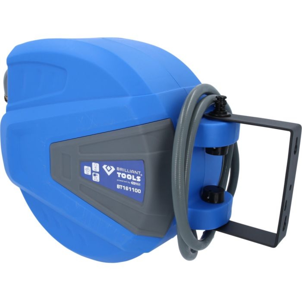 Enrouleur air et eau mural D10mm 15m BRILLIANT TOOLS - KS TOOLS - BT161100