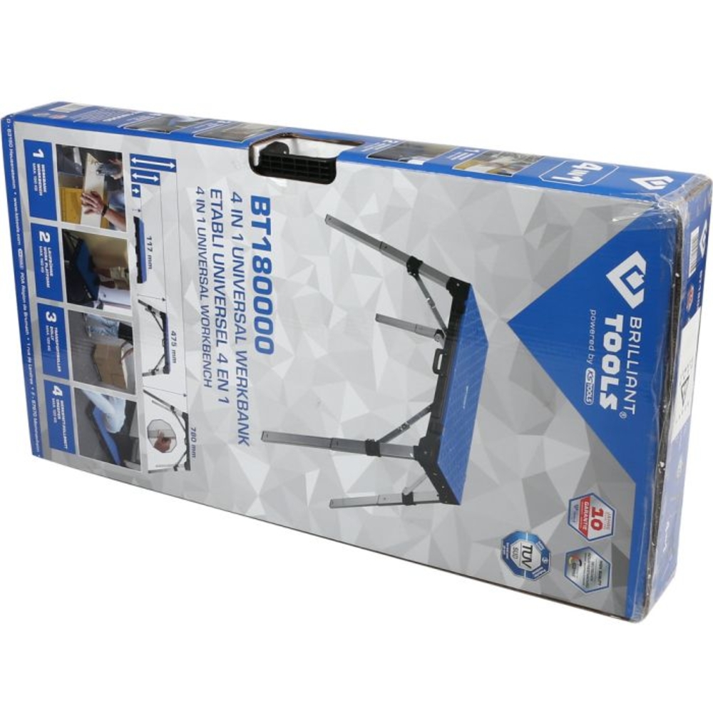 Etabli universel 4 en 1 BRILLIANT TOOLS - KS TOOLS - BT180000