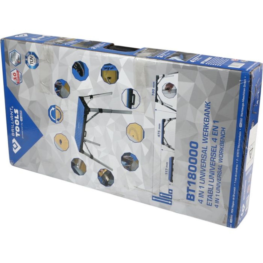 Etabli universel 4 en 1 BRILLIANT TOOLS - KS TOOLS - BT180000