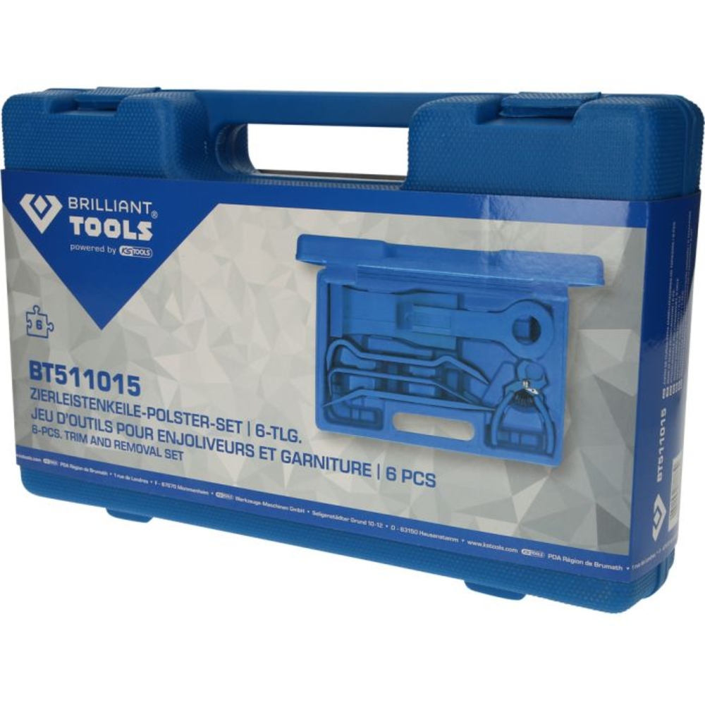 Jeu d’outils pour garnitures et agrafes 6 pcs BRILLIANT TOOLS - KS TOOLS - BT511015