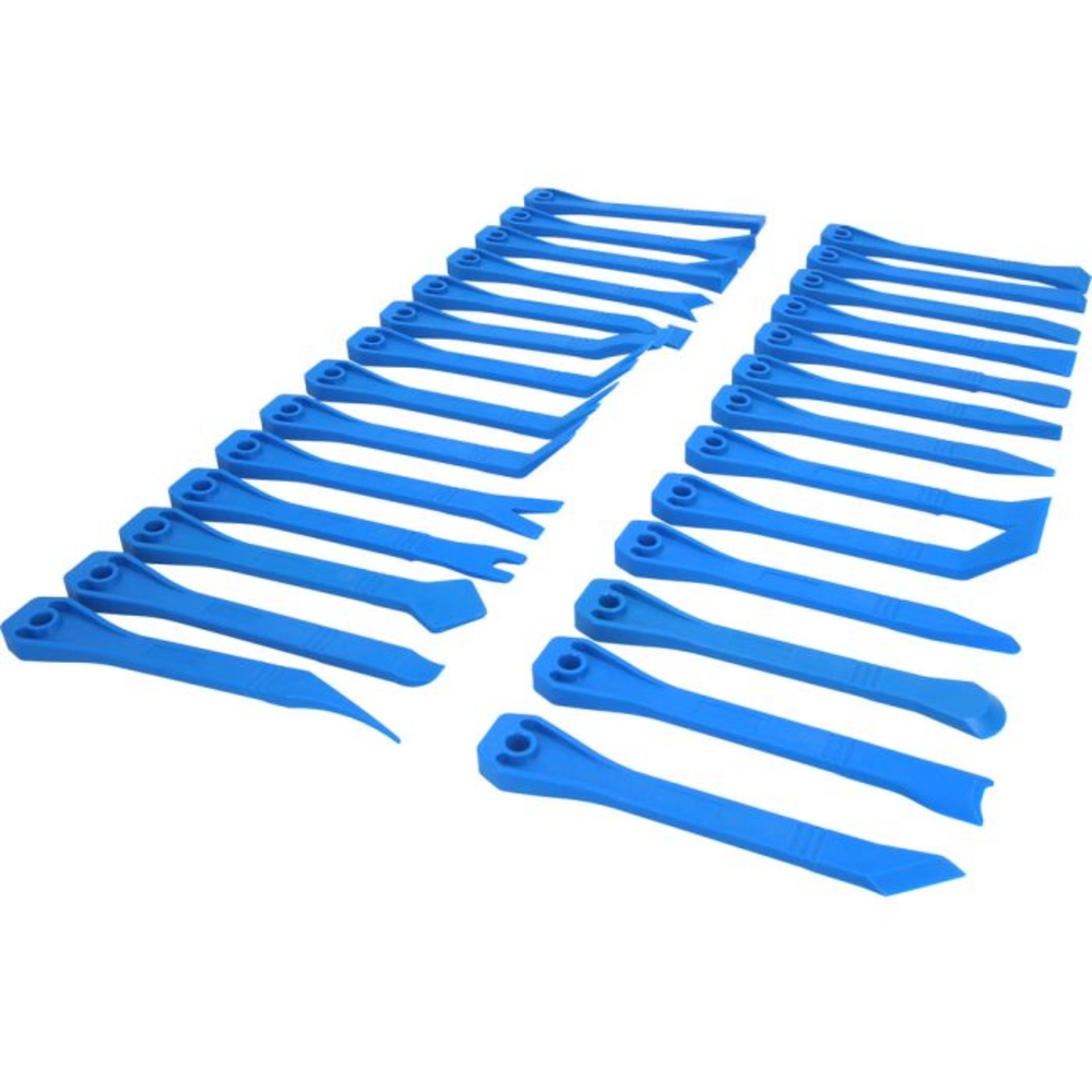 Jeu de leviers plastique pour garnitures 27 pcs BRILLIANT TOOLS - KS TOOLS - BT511055