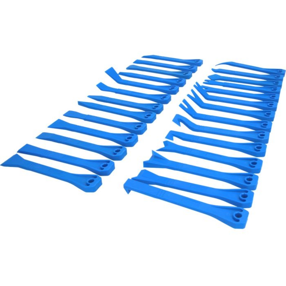 Jeu de leviers plastique pour garnitures 27 pcs BRILLIANT TOOLS - KS TOOLS - BT511055
