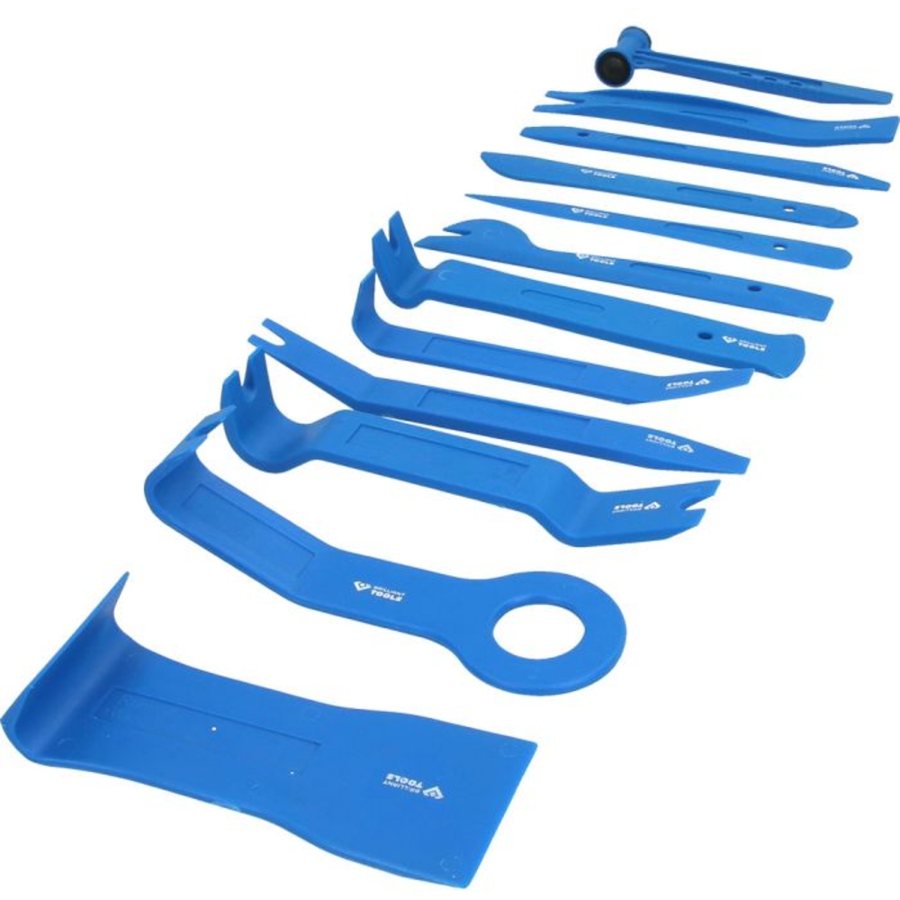 Jeu de leviers plastique pour garnitures 12 pcs BRILLIANT TOOLS - KS TOOLS - BT511075