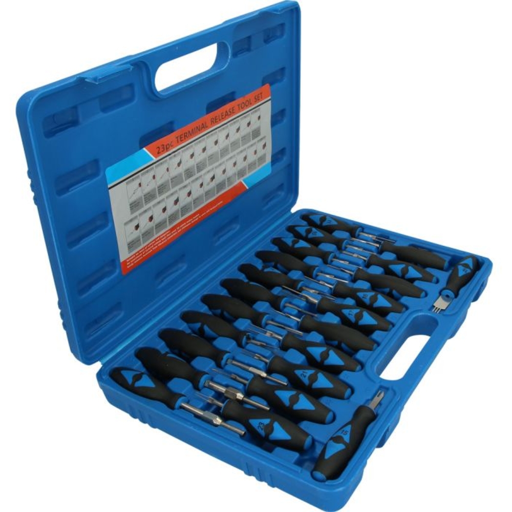 Jeu d’extracteurs de cosses pour connecteurs 23 pcs BRILLIANT TOOLS - KS TOOLS - BT511100