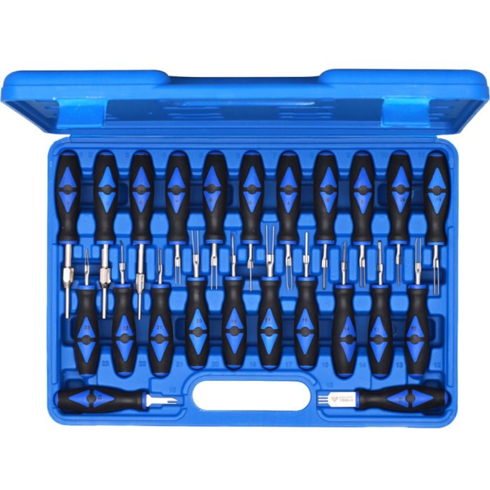 Jeu d’extracteurs de cosses pour connecteurs 23 pcs BRILLIANT TOOLS - KS TOOLS - BT511100