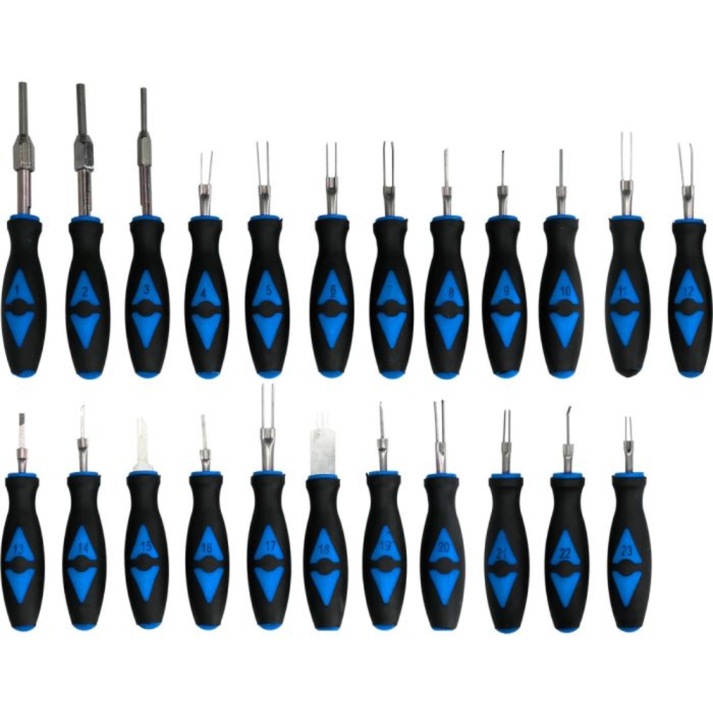 Jeu d’extracteurs de cosses pour connecteurs 23 pcs BRILLIANT TOOLS - KS TOOLS - BT511100