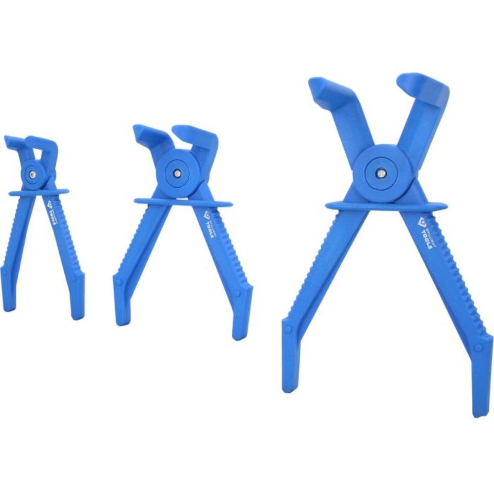 Jeu de pinces à clamper coudées à 90° 3 pcs BRILLIANT TOOLS - KS TOOLS - BT521015