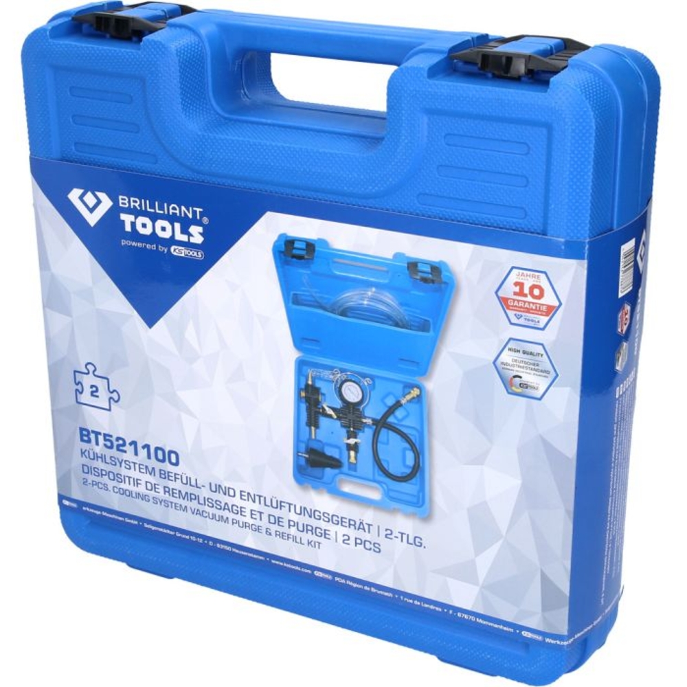 Dispositif de remplissage et de purge de circuit de refroidissement 4 pcs BRILLIANT TOOLS - KS TOOLS - BT521100