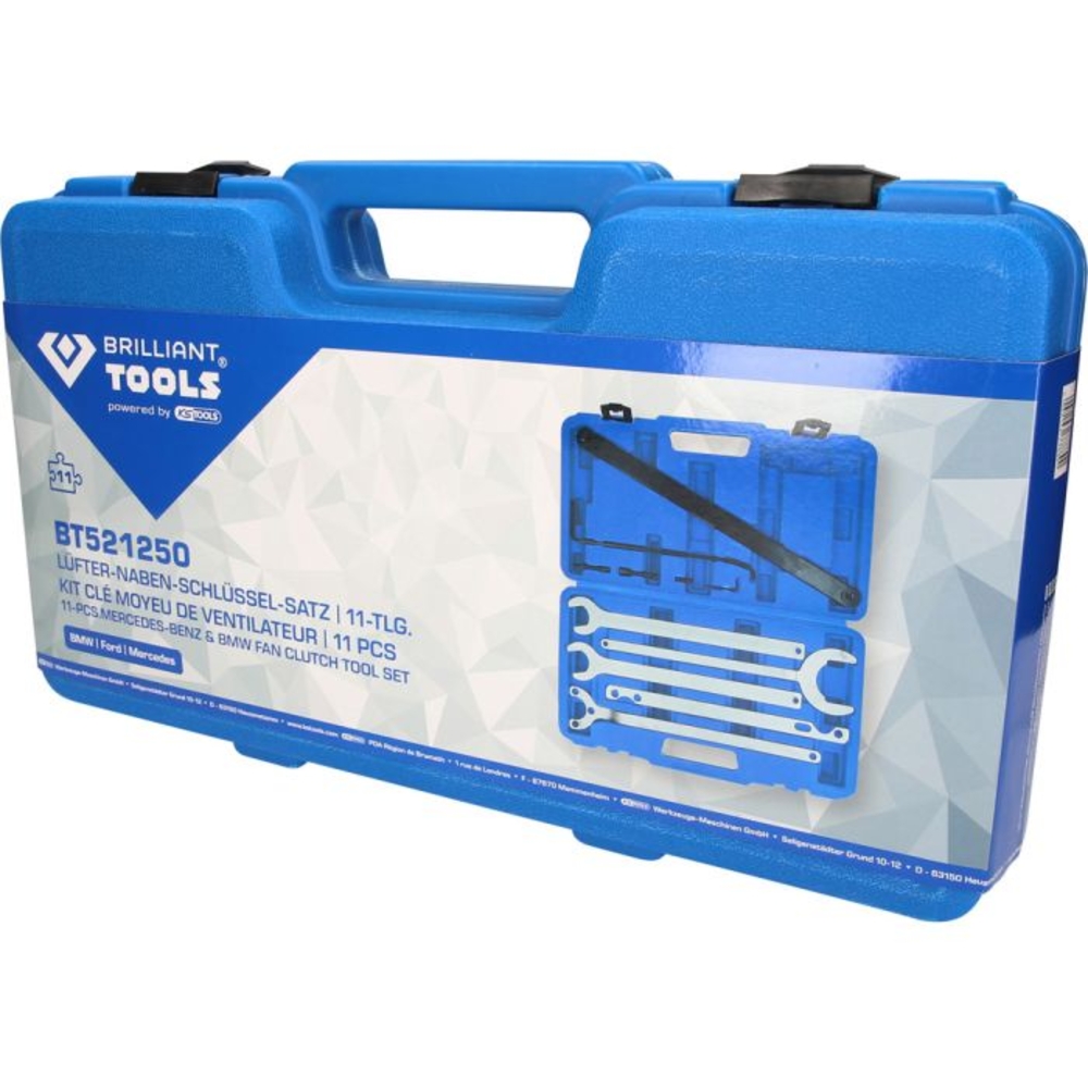 Coffret de clés pour moyeu de ventilateur 11 pcs BRILLIANT TOOLS - KS TOOLS - BT521250