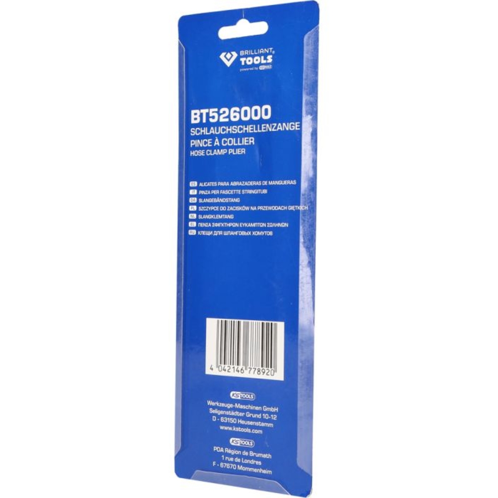 Pince à collier D0-45mm BRILLIANT TOOLS - KS TOOLS - BT526000