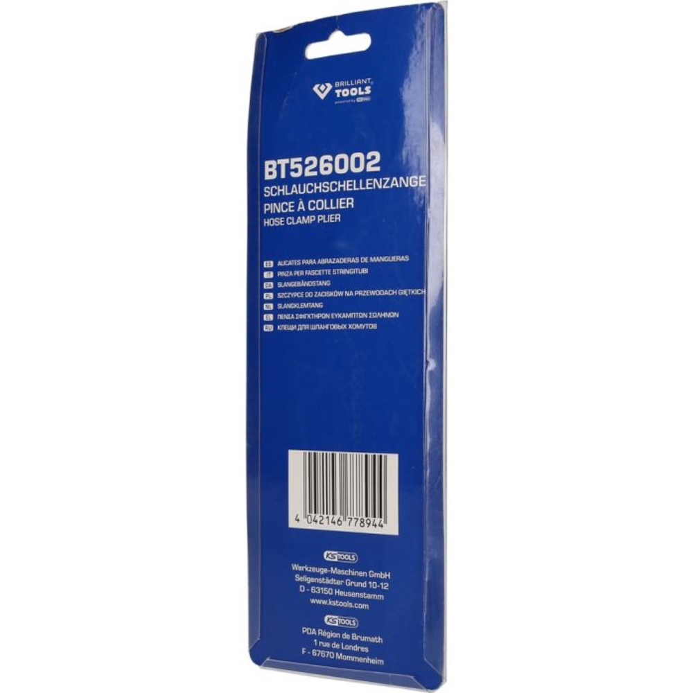 Pince à collier D0-65mm BRILLIANT TOOLS - KS TOOLS - BT526002