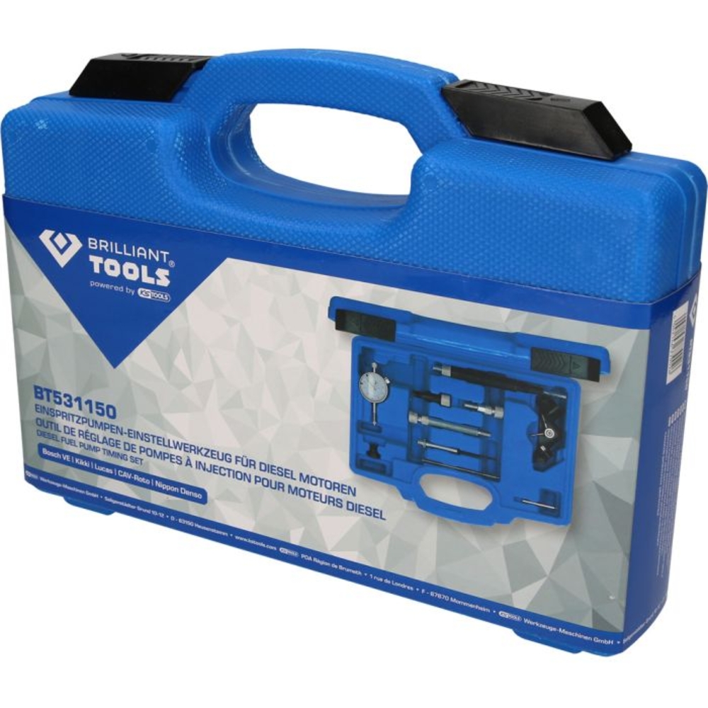 Coffret d’outils de réglage de pompes à injection pour moteurs diesel 10 pcs BRILLIANT TOOLS - KS TOOLS - BT531150