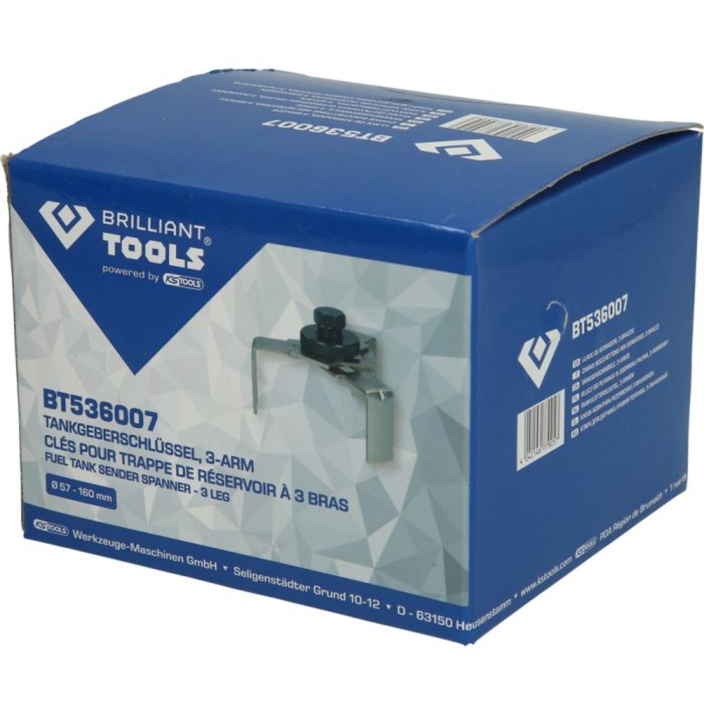 Clé pour trappe de réservoir à 3 bras BRILLIANT TOOLS - KS TOOLS - BT536007