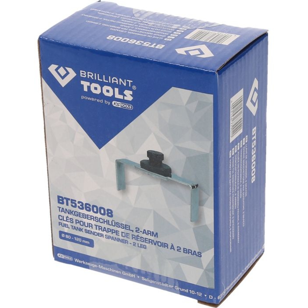 Clé pour trappe de réservoir à 2 bras BRILLIANT TOOLS - KS TOOLS - BT536008