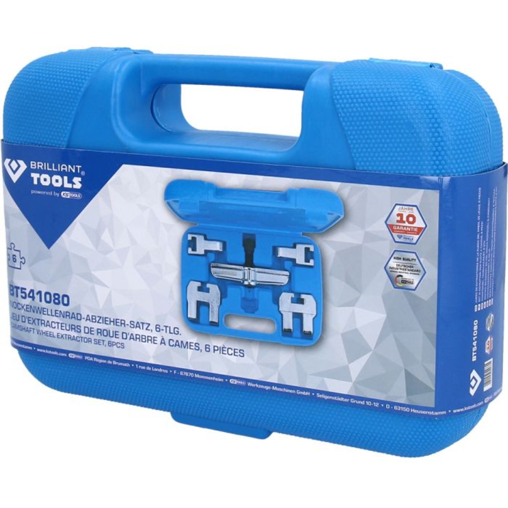 Set d'extracteur de poulie d'arbre à cames 6 pcs BRILLIANT TOOLS - KS TOOLS - BT541080