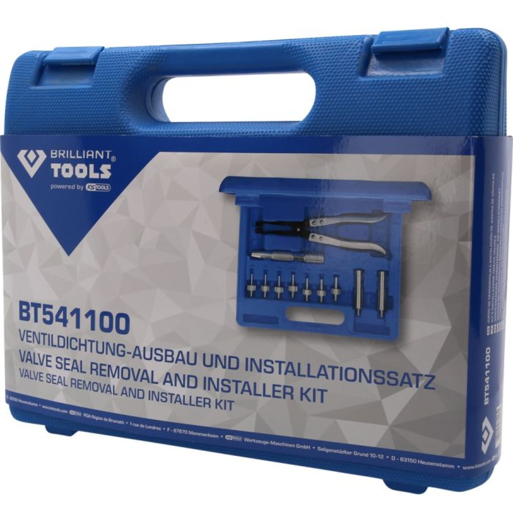 Coffret d'outils pour changement des joints de soupape 11 pcs BRILLIANT TOOLS - KS TOOLS - BT541100
