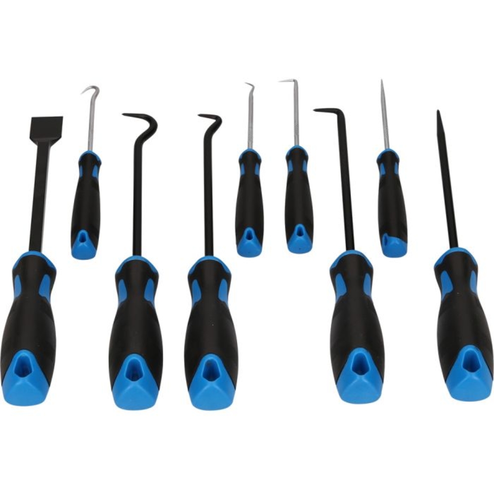 Jeu de crochets et grattoir 9 pcs BRILLIANT TOOLS - KS TOOLS - BT542010