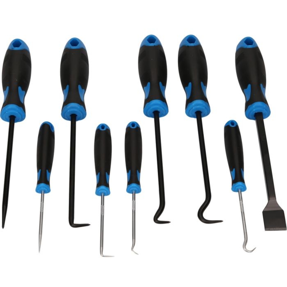 Jeu de crochets et grattoir 9 pcs BRILLIANT TOOLS - KS TOOLS - BT542010