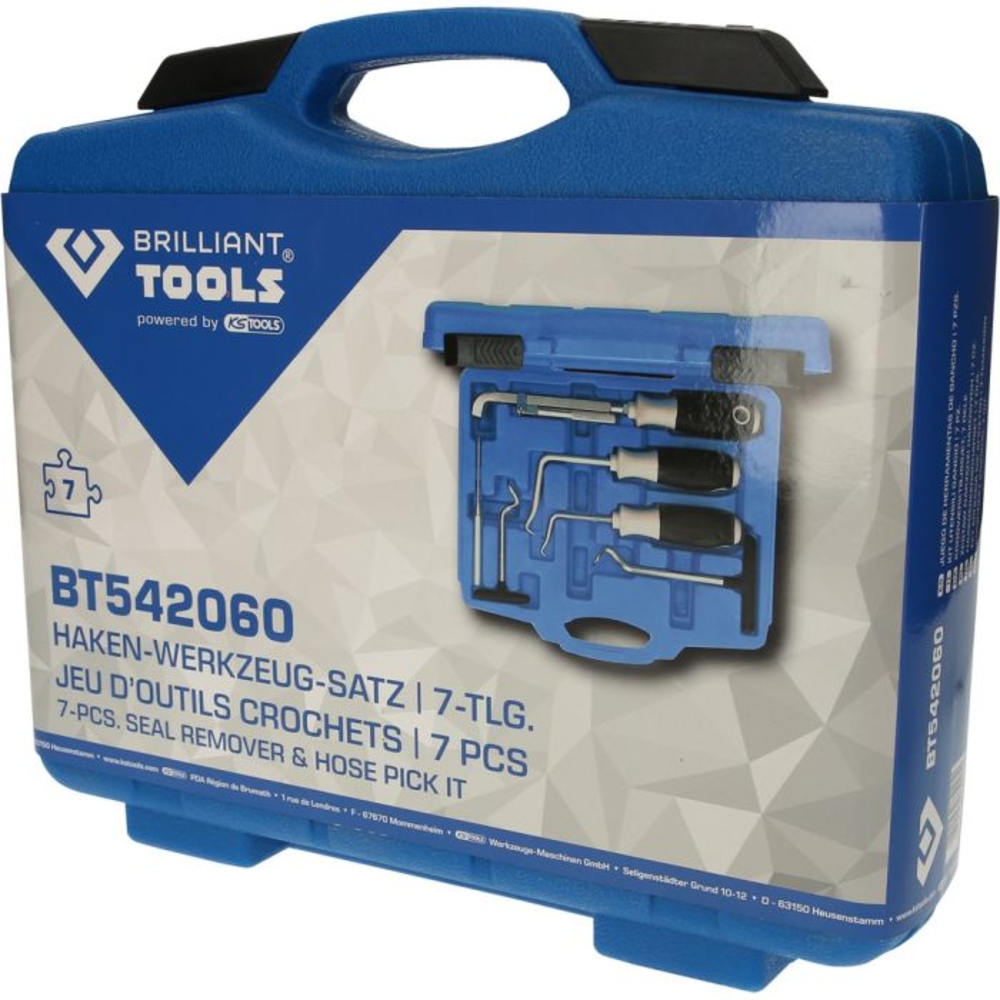 Jeu d’outils crochets 7 pcs BRILLIANT TOOLS - KS TOOLS - BT542060