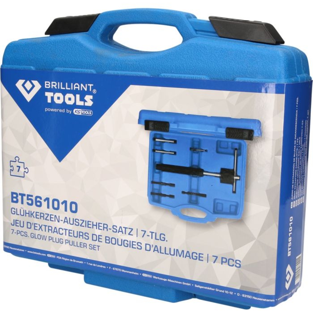 Jeu d’extracteurs pour bougies de préchauffage 7 pcs BRILLIANT TOOLS - KS TOOLS - BT561010