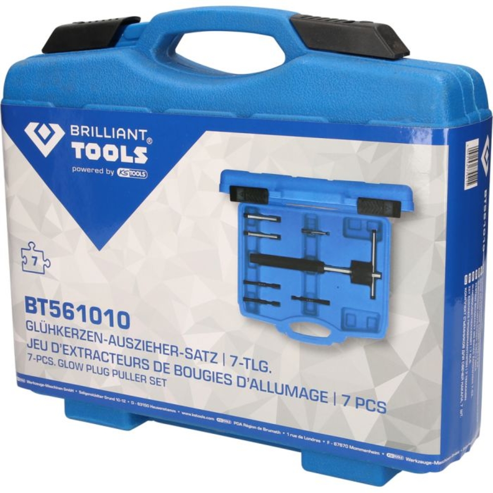 Jeu d’extracteurs pour bougies de préchauffage 7 pcs BRILLIANT TOOLS - KS TOOLS - BT561010