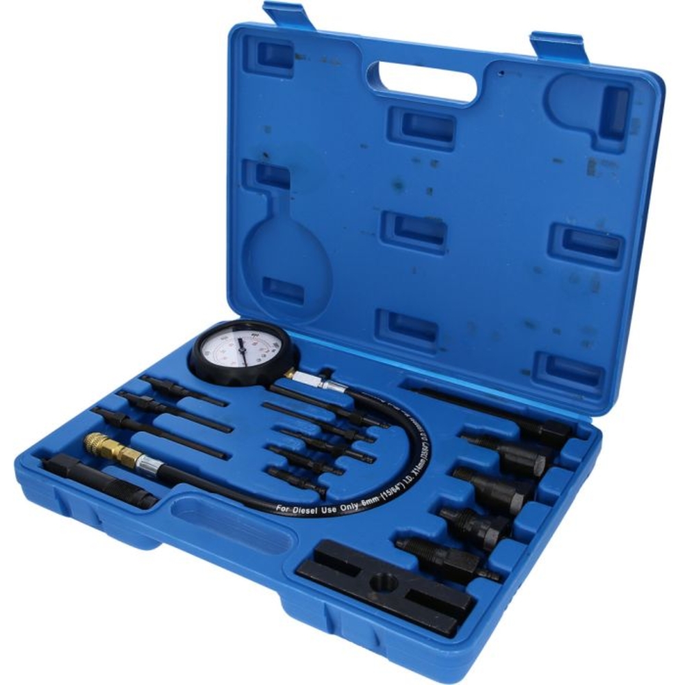 Coffret de contrôle de compression pour moteurs diesel 18 pcs BRILLIANT TOOLS - KS TOOLS - BT581000