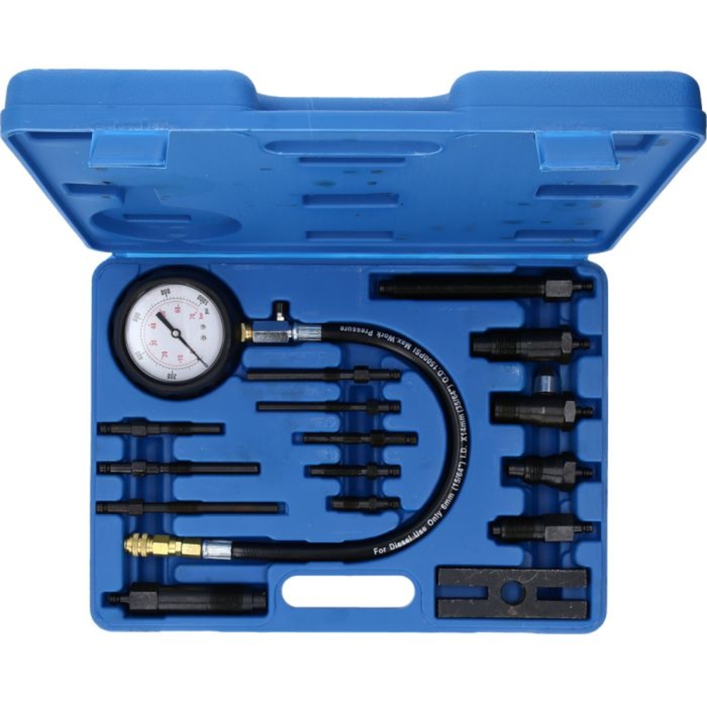 Coffret de contrôle de compression pour moteurs diesel 18 pcs BRILLIANT TOOLS - KS TOOLS - BT581000