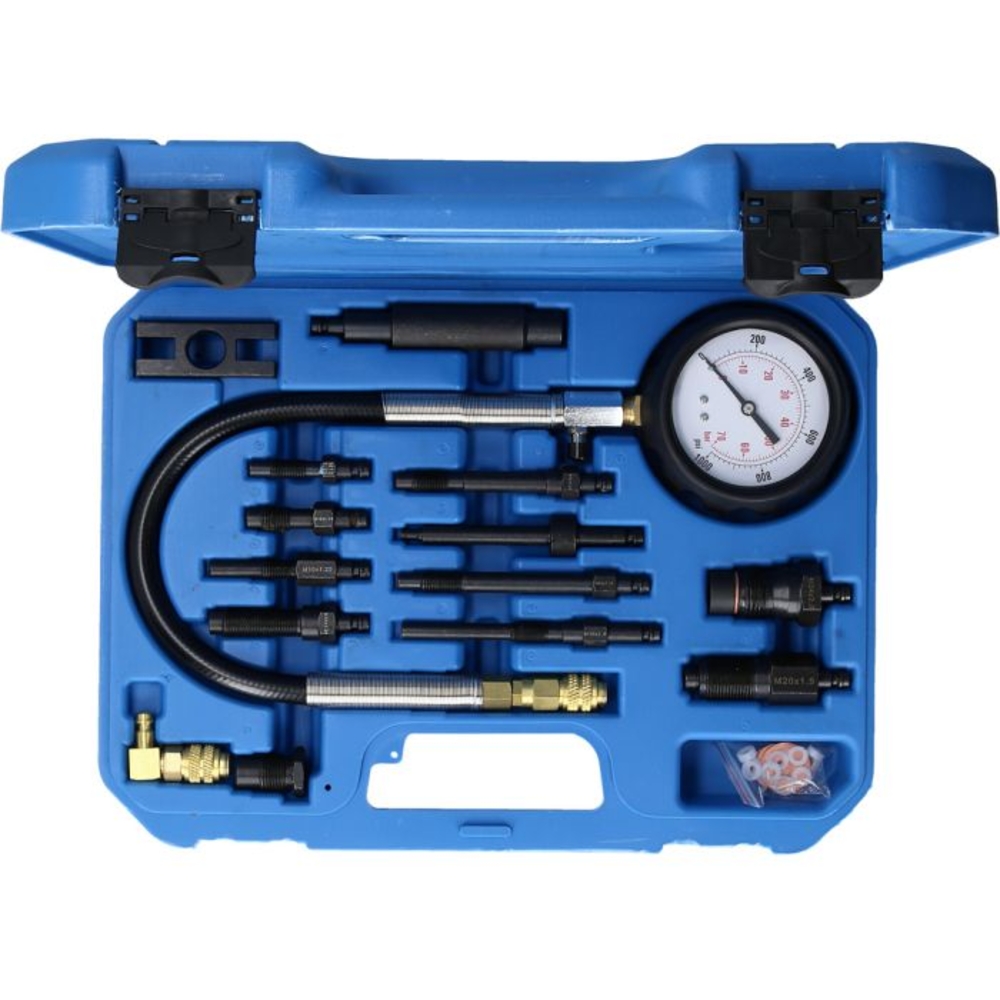 Coffret de contrôle de compression pour moteurs diesel 15 pcs BRILLIANT TOOLS - KS TOOLS - BT581050