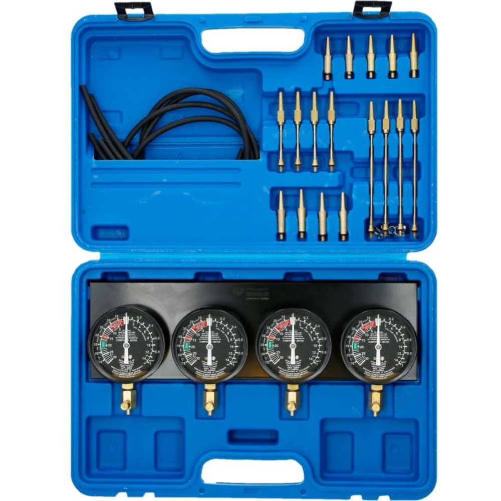 Coffret de test d'injecteurs avec 4 manomètres 26 pcs BRILLIANT TOOLS - KS TOOLS - BT581200