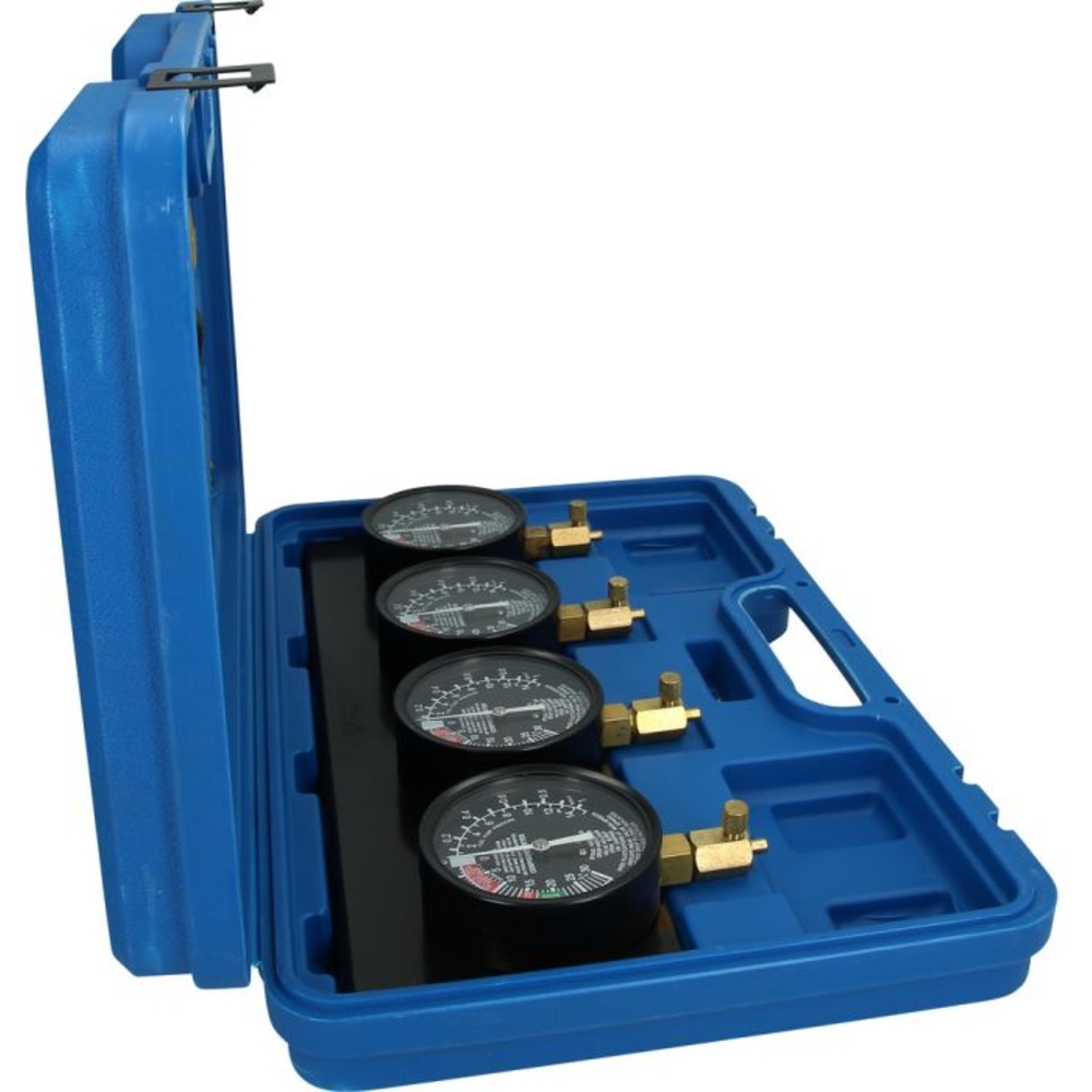 Coffret de test d'injecteurs avec 4 manomètres 26 pcs BRILLIANT TOOLS - KS TOOLS - BT581200