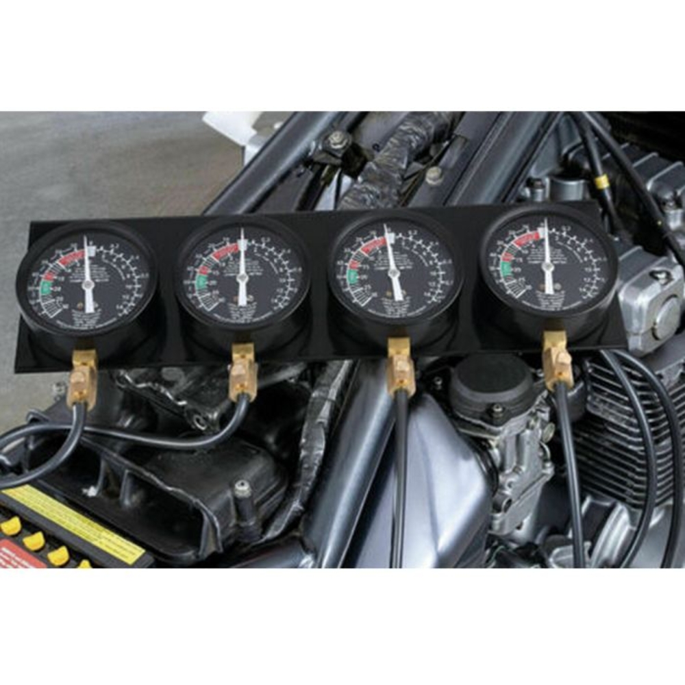 Coffret de test d'injecteurs avec 4 manomètres 26 pcs BRILLIANT TOOLS - KS TOOLS - BT581200