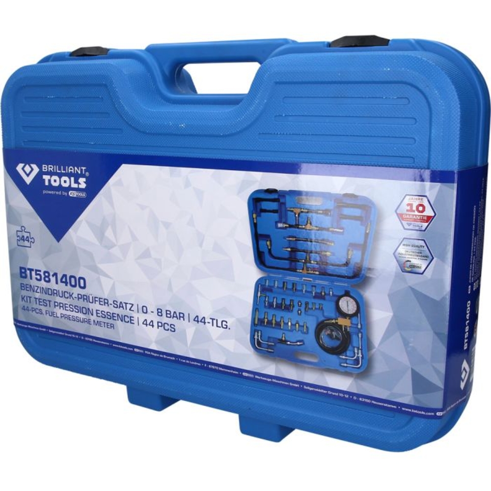 Coffret de contrôle de pression essence 44 pcs BRILLIANT TOOLS - KS TOOLS - BT581400