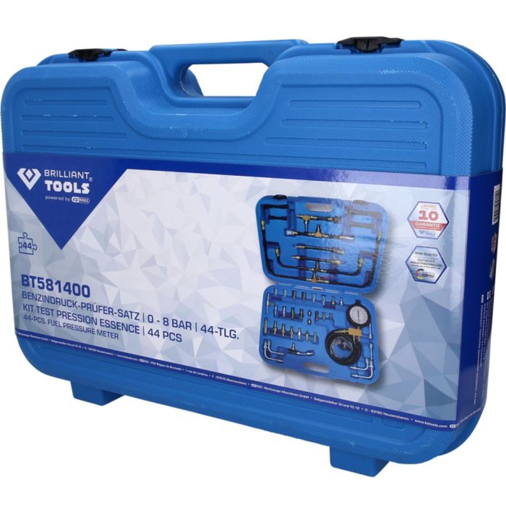 Coffret de contrôle de pression essence 44 pcs BRILLIANT TOOLS - KS TOOLS - BT581400