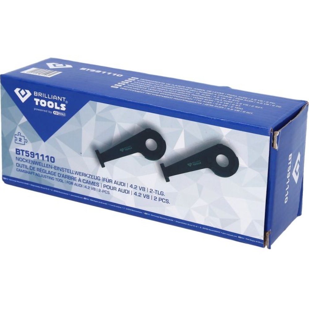 Outil de réglage d’arbre à cames pour Audi V8 4.2 BRILLIANT TOOLS - KS TOOLS - BT591110