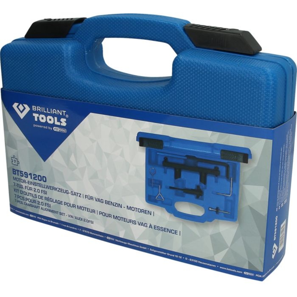 Jeu d’outils de réglage de moteur essence 2.0 pour VAG BRILLIANT TOOLS - KS TOOLS - BT591200