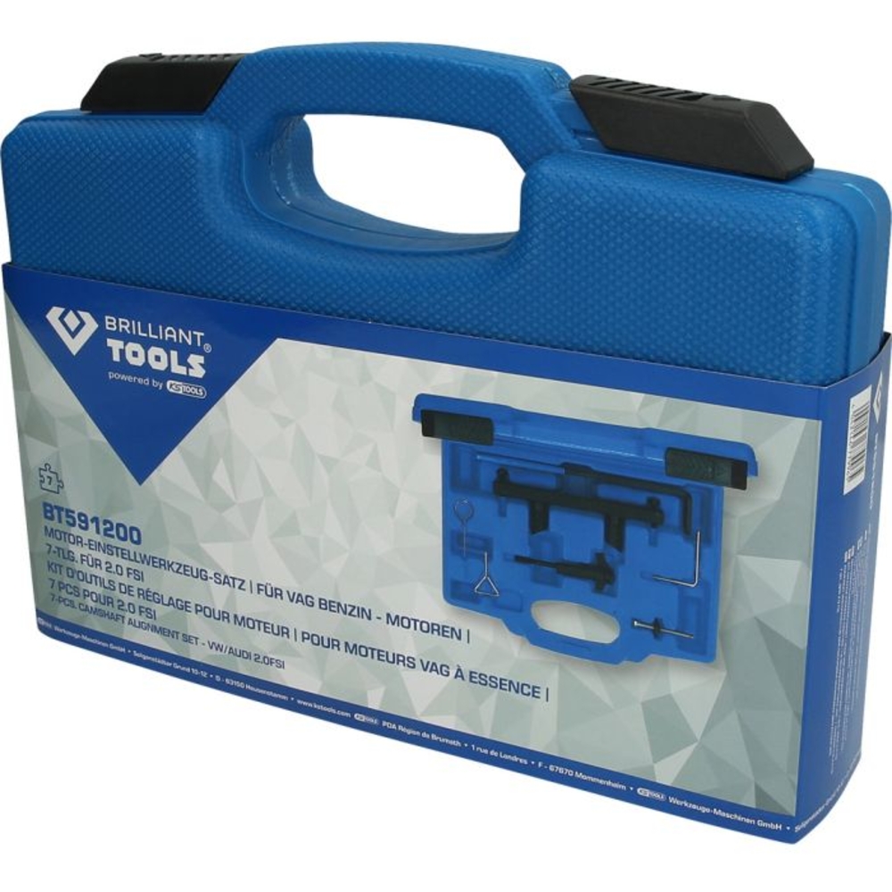Jeu d’outils de réglage de moteur essence 2.0 pour VAG BRILLIANT TOOLS - KS TOOLS - BT591200
