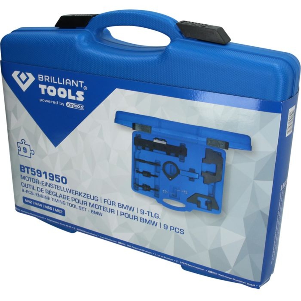Jeu d’outils de calage pour BMW M42, M50, 9 pcs BRILLIANT TOOLS - KS TOOLS - BT591950