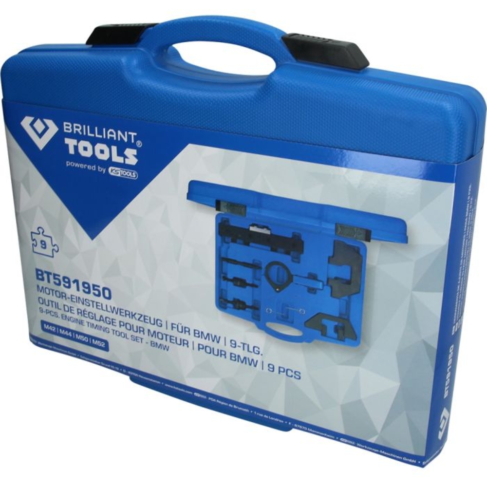 Jeu d’outils de calage pour BMW M42, M50, 9 pcs BRILLIANT TOOLS - KS TOOLS - BT591950