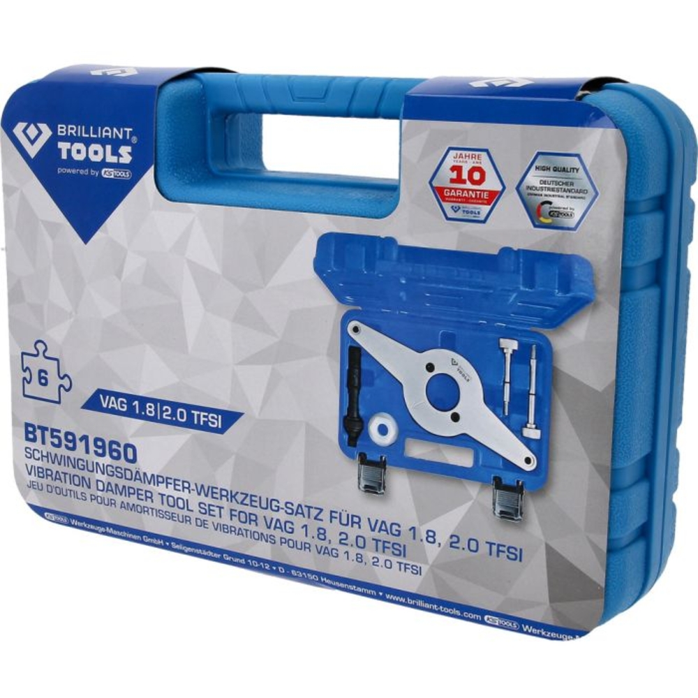 Jeu d'outils pour poulie damper pour VAG 1.8, 2.0 TFSI BRILLIANT TOOLS - KS TOOLS - BT591960