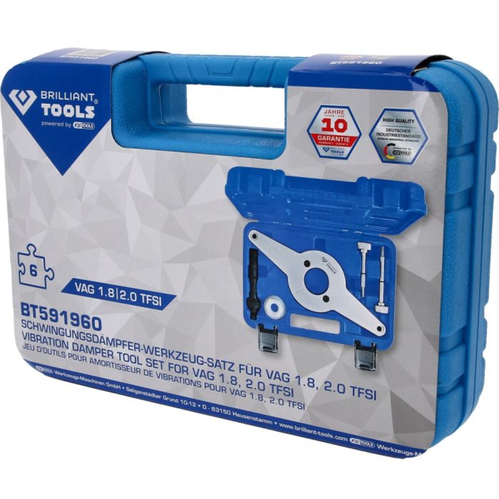 Jeu d'outils pour poulie damper pour VAG 1.8, 2.0 TFSI BRILLIANT TOOLS - KS TOOLS - BT591960