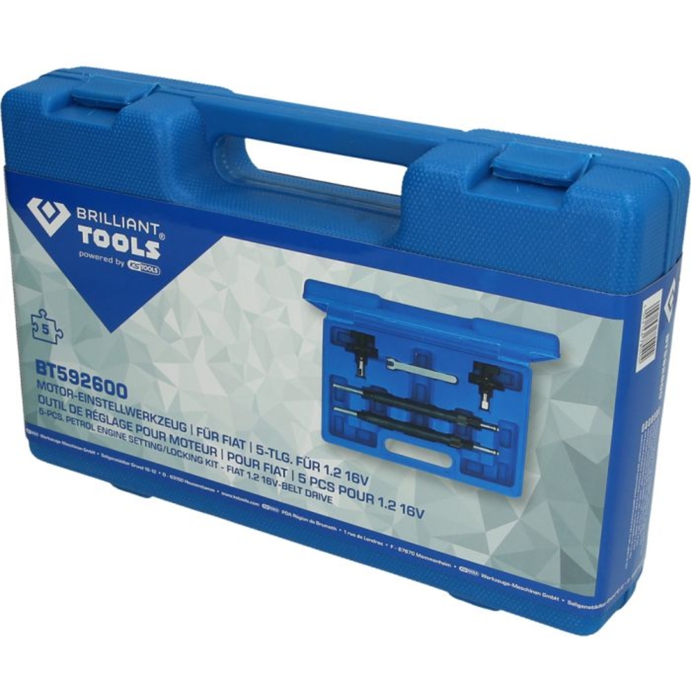 Jeu d’outils de calage pour Fiat 1.2 16V 5 pcs BRILLIANT TOOLS - KS TOOLS - BT592600