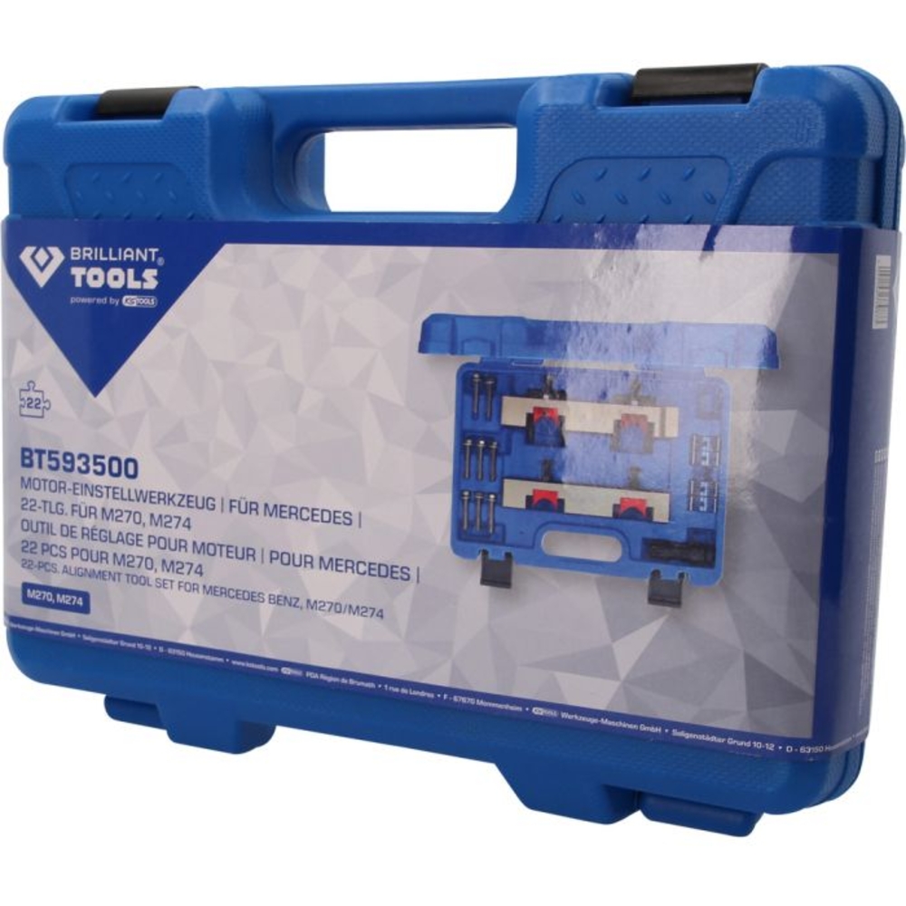 Jeu d’outils de calage pour Mercedes M270, M274, M133 BRILLIANT TOOLS - KS TOOLS - BT593500