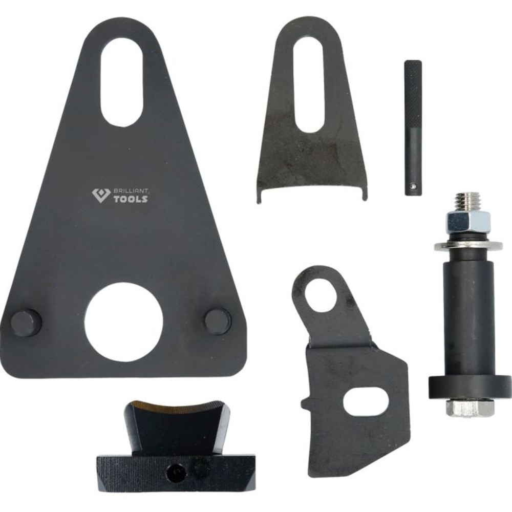 Jeu d’outils de blocage de la courroie du vilebrequin/du volant moteur pour Renault Nissan BRILLIANT TOOLS - KS TOOLS - BT594610