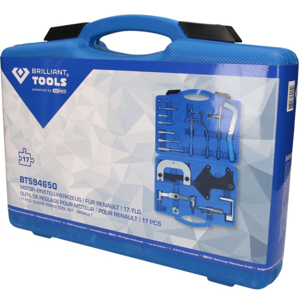 Jeu d’outils de calage pour Renault 17 pcs BRILLIANT TOOLS - KS TOOLS - BT594650