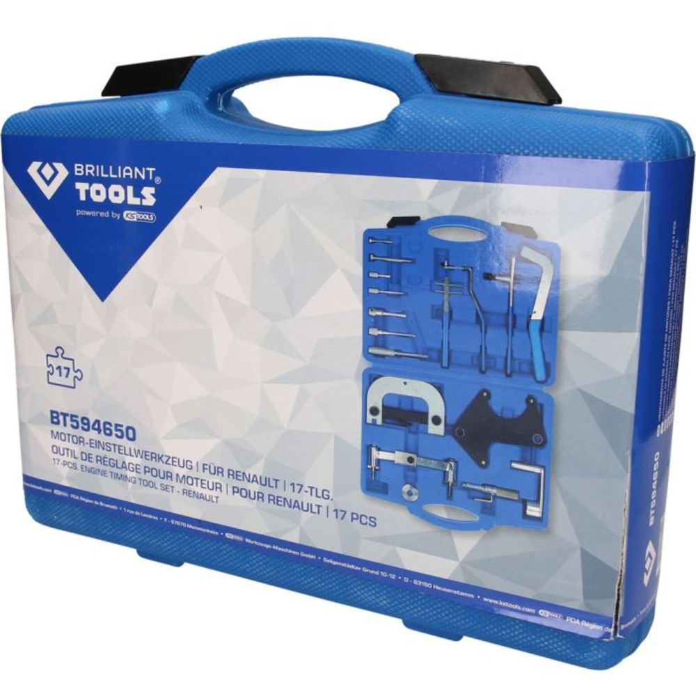 Jeu d’outils de calage pour Renault 17 pcs BRILLIANT TOOLS - KS TOOLS - BT594650