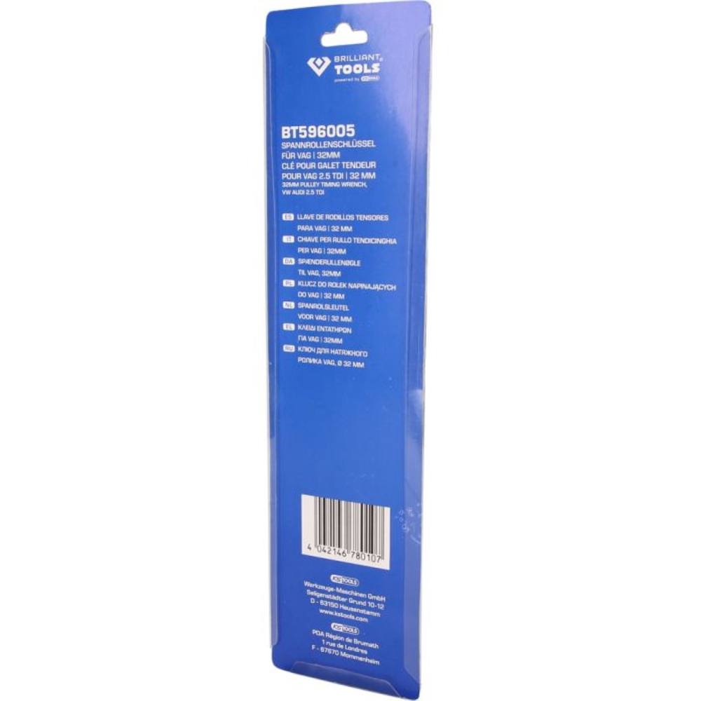 Clé pour galets tendeurs 12 pans 32 mm BRILLIANT TOOLS - KS TOOLS - BT596005