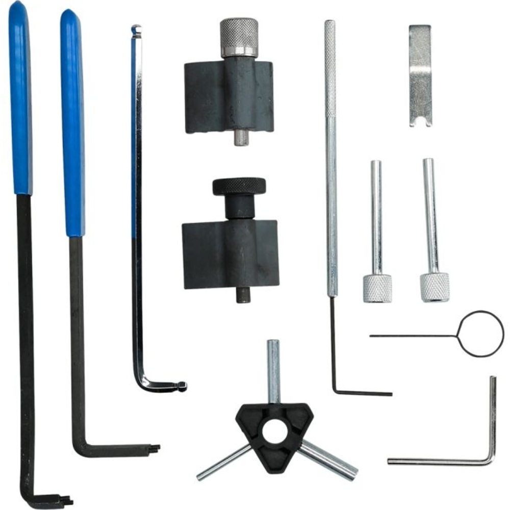 Jeu d’outils de calage pour VAG 1.2, 2.0 TDI 1.2, 1.6, 2.0 TDI Cr 12 pcs BRILLIANT TOOLS - KS TOOLS - BT597700