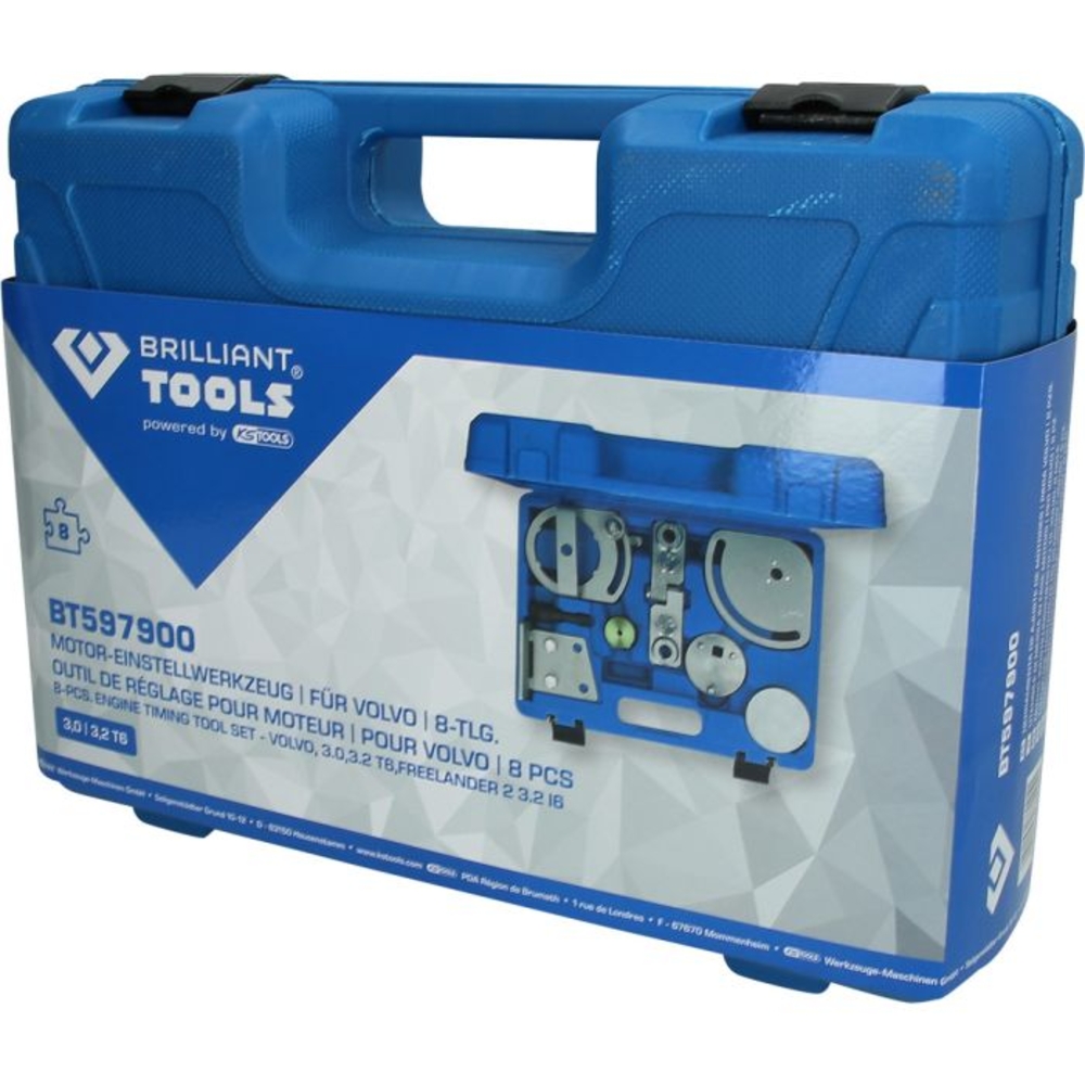Jeu d’outils de calage pour Volvo T6, 7 pcs BRILLIANT TOOLS - KS TOOLS - BT597900