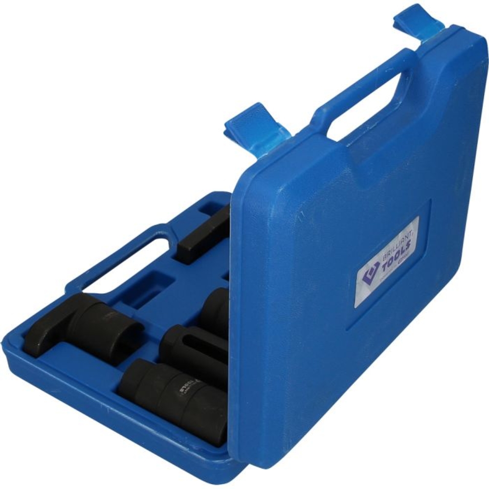 Jeu de douilles pour sonde Lambda et capteurs 7 pcs BRILLIANT TOOLS - KS TOOLS - BT601020