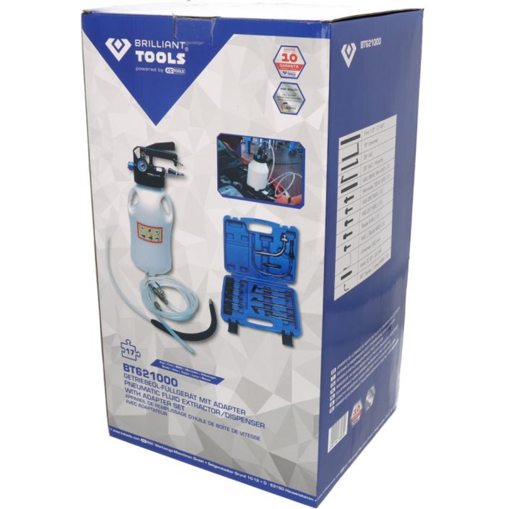 Appareil de remplissage d’huile de boîte de vitesse avec adaptateur BRILLIANT TOOLS - KS TOOLS - BT621000